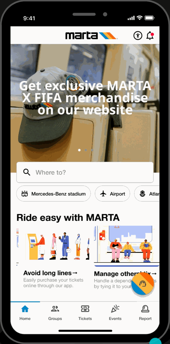 Mocks of alerts page